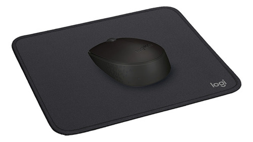Kit Logitech Mouse Wireless M170 + Mouse Pad Studio Negro