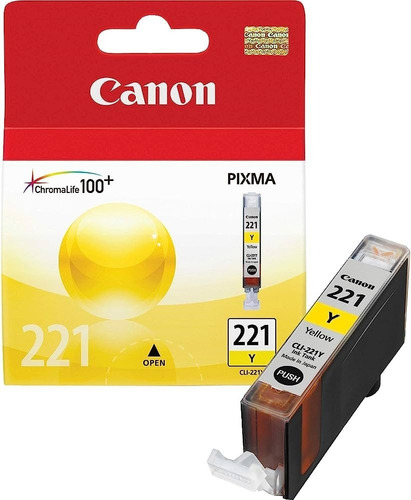 Cartucho Para Impresora Canon 221 Amarillo Original Nuevo