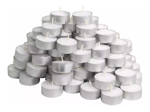 Set de 200 velas navideñas de parafina de aluminio Rechaud