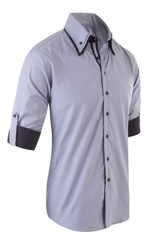 Imagen 2 de 4 de Camisa Entallada Importada - Quality Import Usa