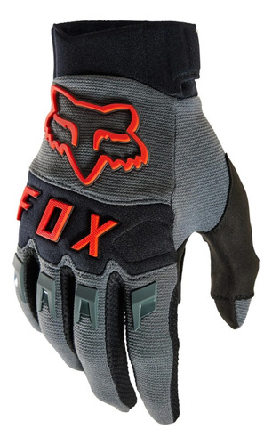 Guantes Fox Dirtpaw Ce Grey Red Motocross Enduro Marelli