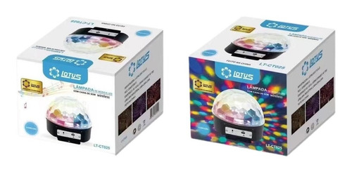 Globo De Luz Led Giratorio Festa Balada Mp3 Usb Bluetooth