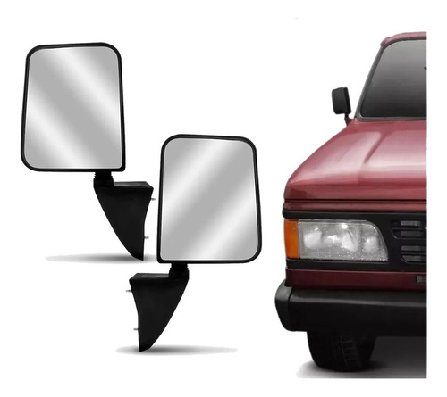 Par Retrovisor Externo D20 1991 A 1996 Fixo S/ Controle