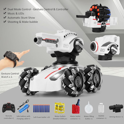 Cxj 3 Head Rc Tank Car, Shooting Water Bullets(bomb) Remo...