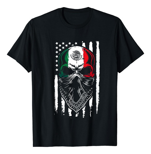 Polera Patriótica Mexicana Americana Azteca Del Día De Los