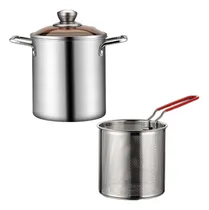 Comprar Olla For Freír Con Mini Freidora De Con Cesta De Freidora