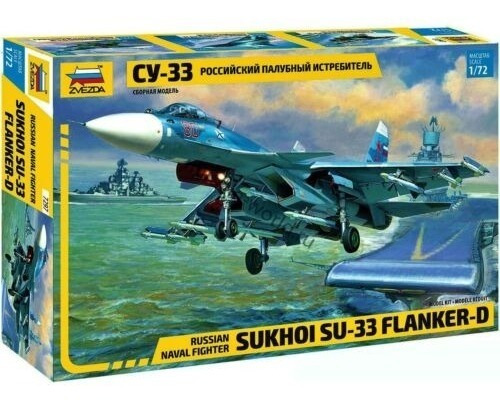 Zvezda Avion Ruso Sukhoi Su-33 Flanker-d  1/72 Supertoys