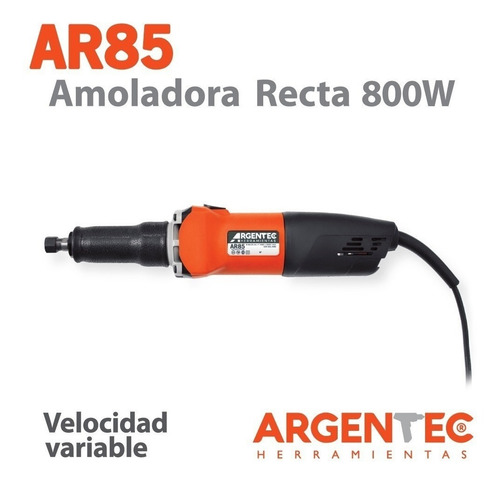 Imagen 2 de 3 de Amoladora recta Argentec AR85 800 W 220 V