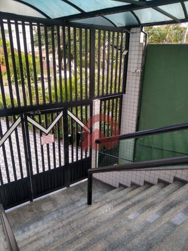 Imagem 2 de 12 de Apartamento Com 1 Dormitório À Venda, 49 M² Por R$ 190.000 - Vila Guilhermina - Praia Grande/sp - Ap3426