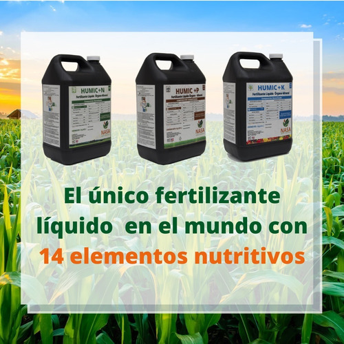 Imagen 1 de 5 de 12kg Para 4 Hectareas Fertilizante Nasa Líquido 14 Elementos
