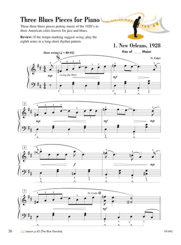 Piano Adventures, Performance Book Level 4, The Basic Piano