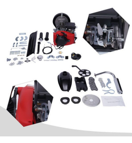 26  Gas Petrol Motorized Bike Engine Motor Kit+4-stroke  Lvv