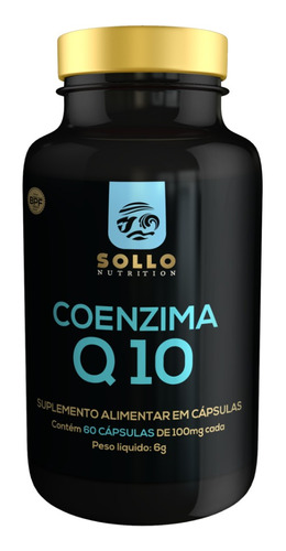 Coenzima Q10 Suplemento - 60 Capsulas - Sollo Nutrition