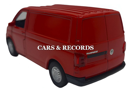 Volkswagen Vw T6 Van Transporter Nuevo Sin Caja R Welly 1/32 Rojo