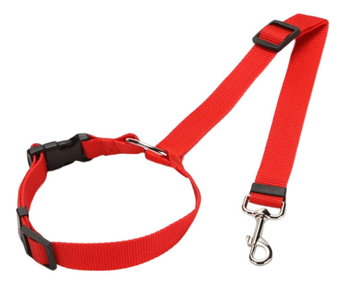 4 Cinturón De Seguridad Para Perros Y Mascotas, Rojo
