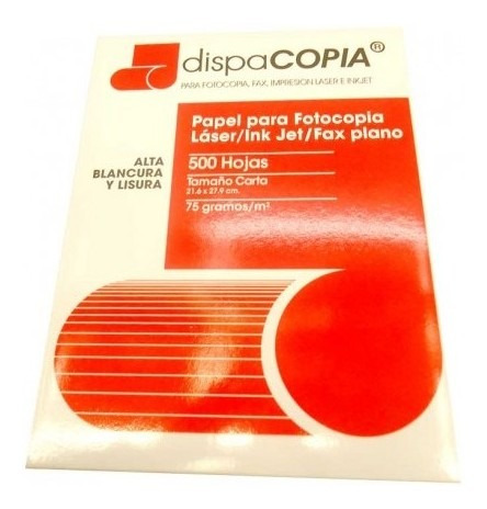 Resma De Papel Dispacopia Carta 75g Resma De Papel D Tk006