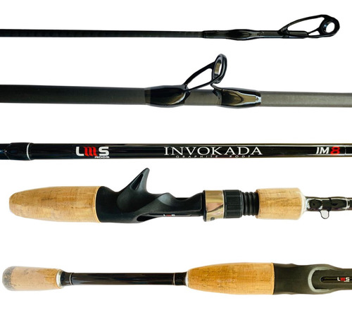 Vara Pesca Tucunare Robalo Black Bass Lumis Invokada 6-17lb