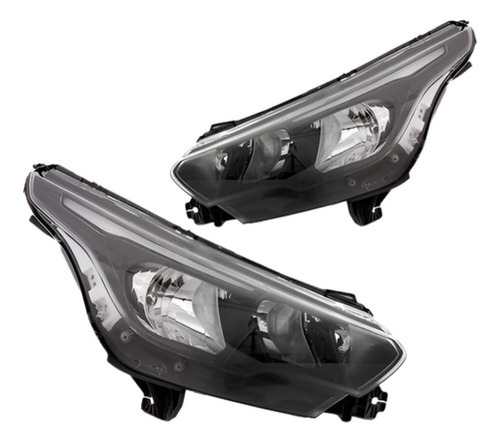 Par Farol Dianteiro Cronos 2017 2018 19 20 21 22 2023 C/ Led