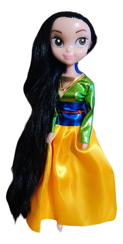 Muñeca Vestida De Mulann + 10 Conjuntos De Ropa Env Gratis