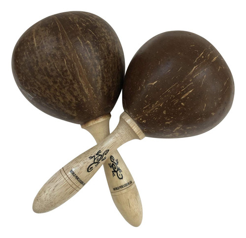 World Percussion Usa - Par De Cocteleras Grandes De Coco (2)