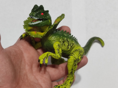 Juguete Dinosaurio Dilophosaurus Con Sonido (Usado)