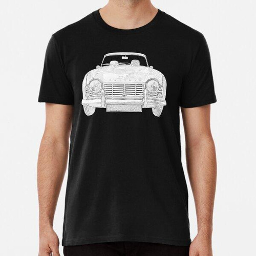 Remera Coche Clásico Triumph Tr4 Algodon Premium