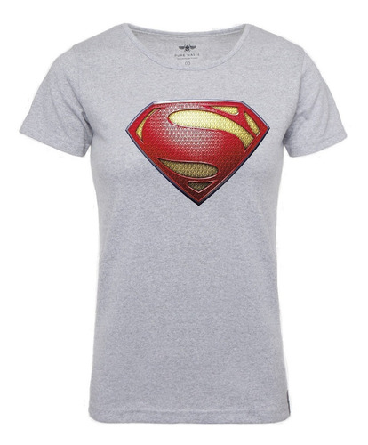 Franela Camisa Super Man ( Mujer ) - Alta Calidad