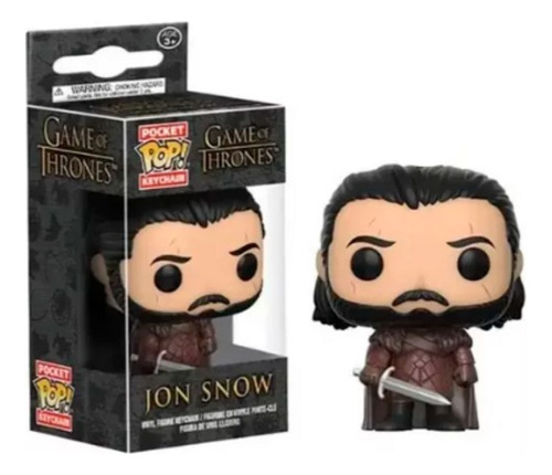 Jon Snow Game Of Thrones Pocket Pop Llavero