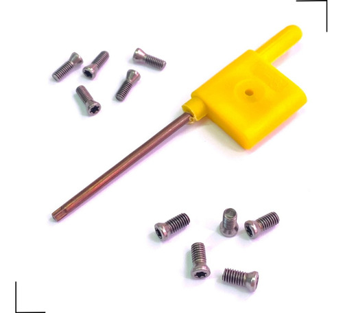 10 Torx Fixa Inserto Pastilha M 2,2 X 6 + M 2,5 X 8 + 2 Chav