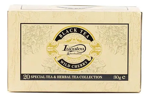 Té Negro Lucaffe Tea Wild Cherry 20 Bolsitas