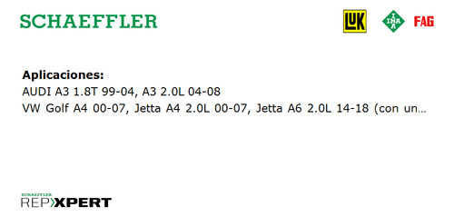 Balatas Delanteras Ibiza 2004-2009 1.6l Schaeffler Fag