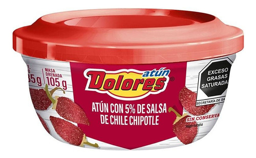 11 Pzas AtĂșn Dolores Con Chipotle 135 G