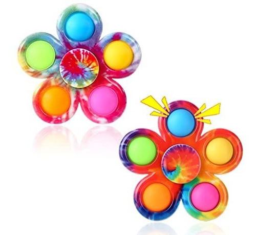 Goheyi Pop Spinners Fidget Toys Para Niños 2 Pack, Gj5nb