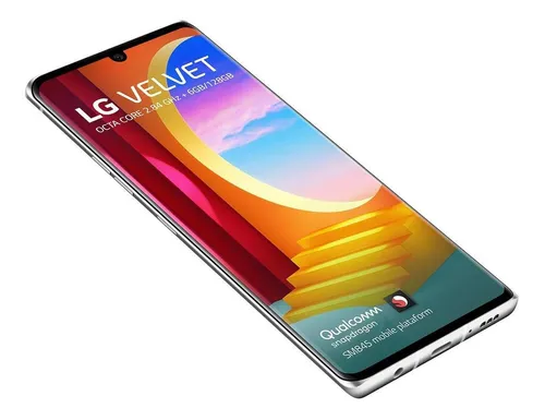 LG Velvet Dual SIM 128 GB aurora white 6 GB RAM