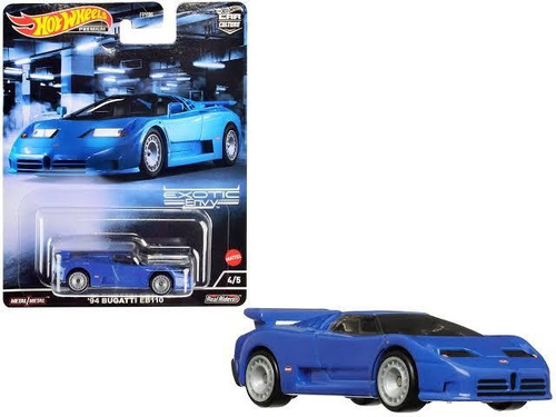 Hot Wheels Premium 94 Bugatti Eb110 4/5 Exotic Envy