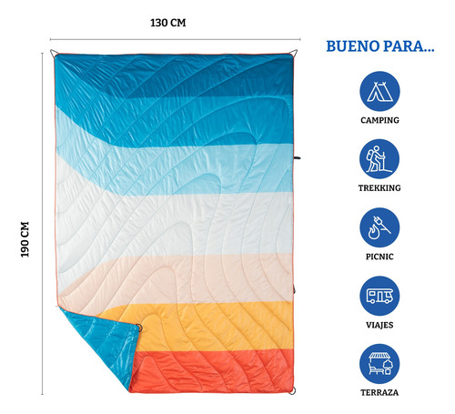 Manta Térmica Blanket Outdoor Austral Bosscamp 130 X 190 Cms