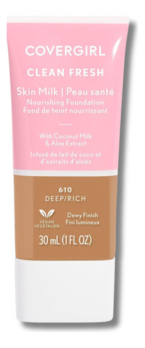 Base Correctora Hidratante Covergirl Clean Fresh - 610 Deep