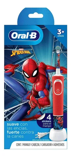 Oral b cepillo eléctrico infantil spiderman