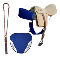 Comprar Sela De Cavalo Completa Semi Profissional Em Couro Arriada