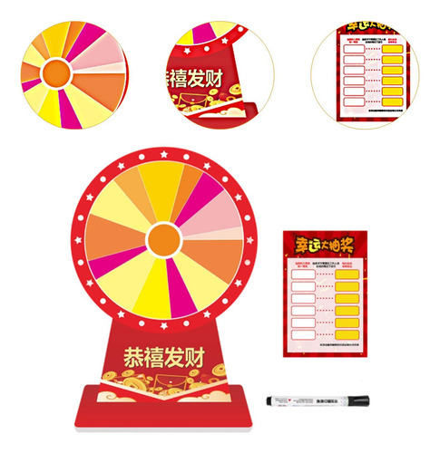 Ruleta De Mesa Con Premio De 12 Pulgadas Para Multicolor B