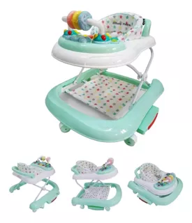 Caminador Andador Para Bebes Con Bandeja De Comer Nuevos Color Celeste