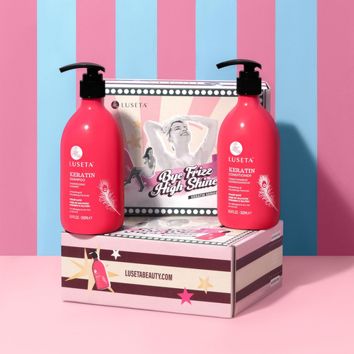Kit Shampoo Luseta Keratin: Full E Tamanho Viagem