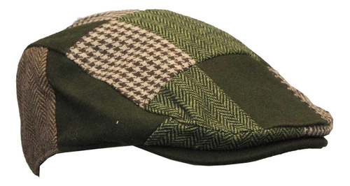 Walker And Hawkes Gorra Plana Digby Con Parche Lana Verde