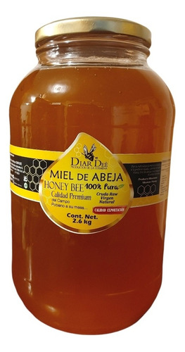 Miel De Abeja, Miel Cruda, Honey, Miel Virgen 2.6kg Diar Dee