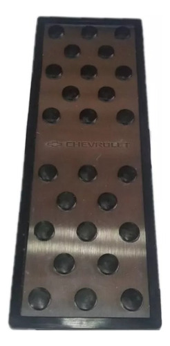 Apoya Pie Metalico Con Logo Chevrolet 