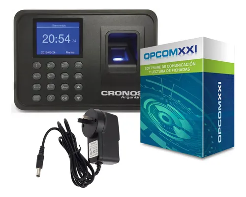 Combo Reloj Control Horario Biométrico Huella + Soft
