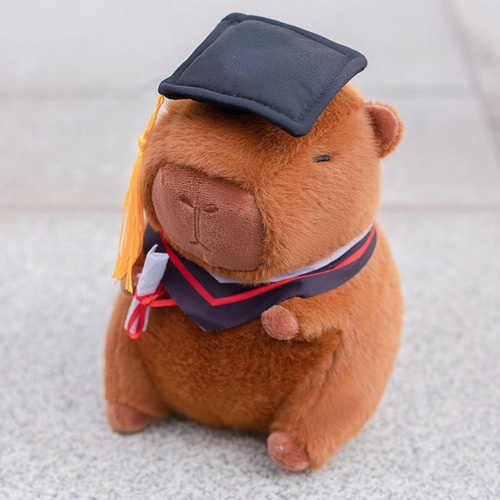 Juguete Capybara Relleno Capybara Graduación Capybara Doll T