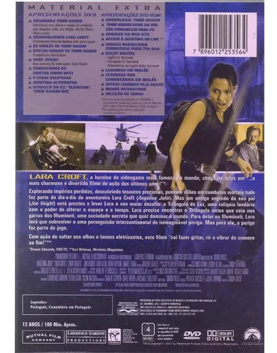 Dvd - Tomb Raider - Lara Croft - Angelina Jolie - Original, Filme e Série  Dvd Usado 45434554