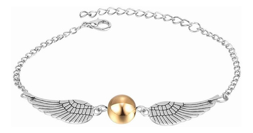 Pulsera Snitch Dorada Harry Potter Quidditch Hombre Mujer