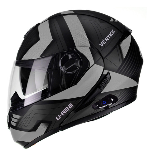 Capacete Peels U-rb2 Vértice Fosco Smart Trip Comunicador